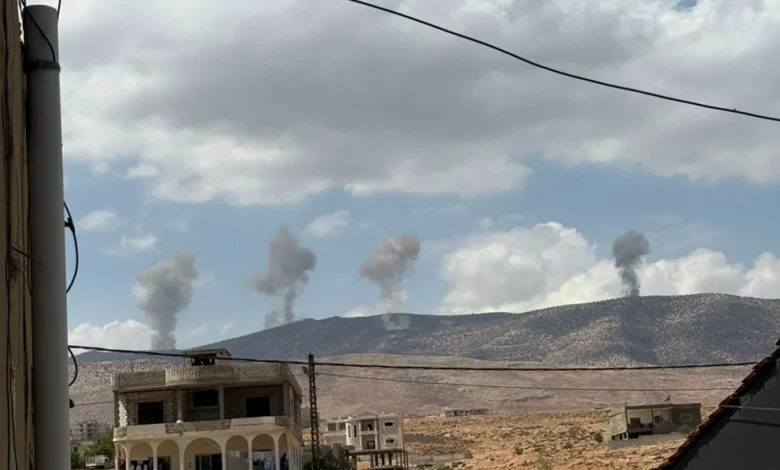 قصف إسرائيلي يستهدف منطقة الهرمل في لبنان