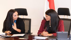 “المشاط” تبحث مع وزيرة التضامن الاجتماعي الخطة الاستثمارية للوزارة