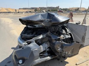 أحمد السقا يتعرض لحادث سير  مروع