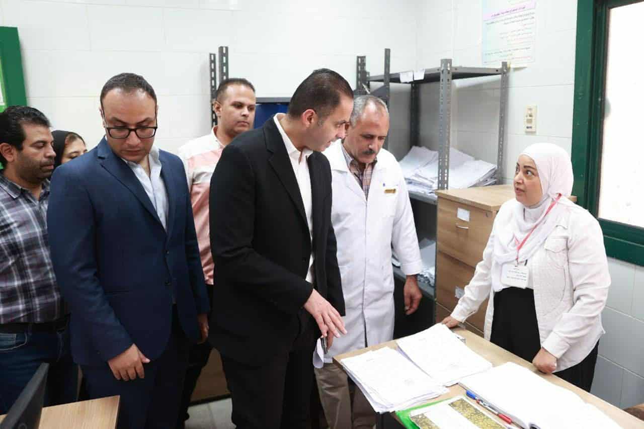 جولة تفقدية لنائب وزير الصحة داخل مستشفى أسيوط العام والمركز الطبي الحضري بالوليدية