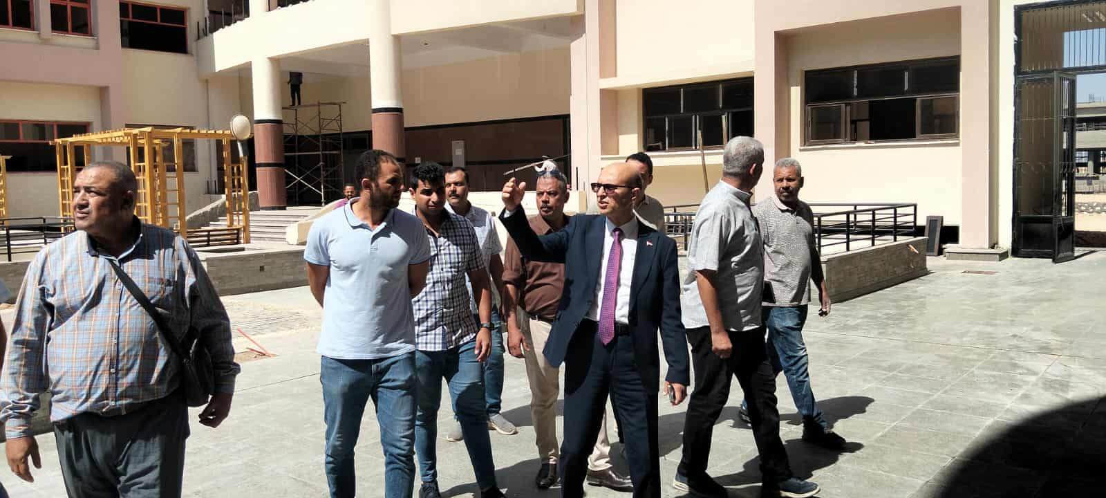 التجهيزات النهائية لمقر كلية التربية للطفولة المبكرة بحرم الجامعة بأسيوط الجديدة