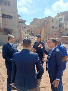 تفاصيل معاينة النيابة الإدارية لمصنع المحلة المنهار وحصر مخالفات المالك