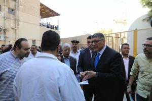 محافظ الجيزة يغير مساره ويفاجئ مستشفى أبو النمرس المركزي