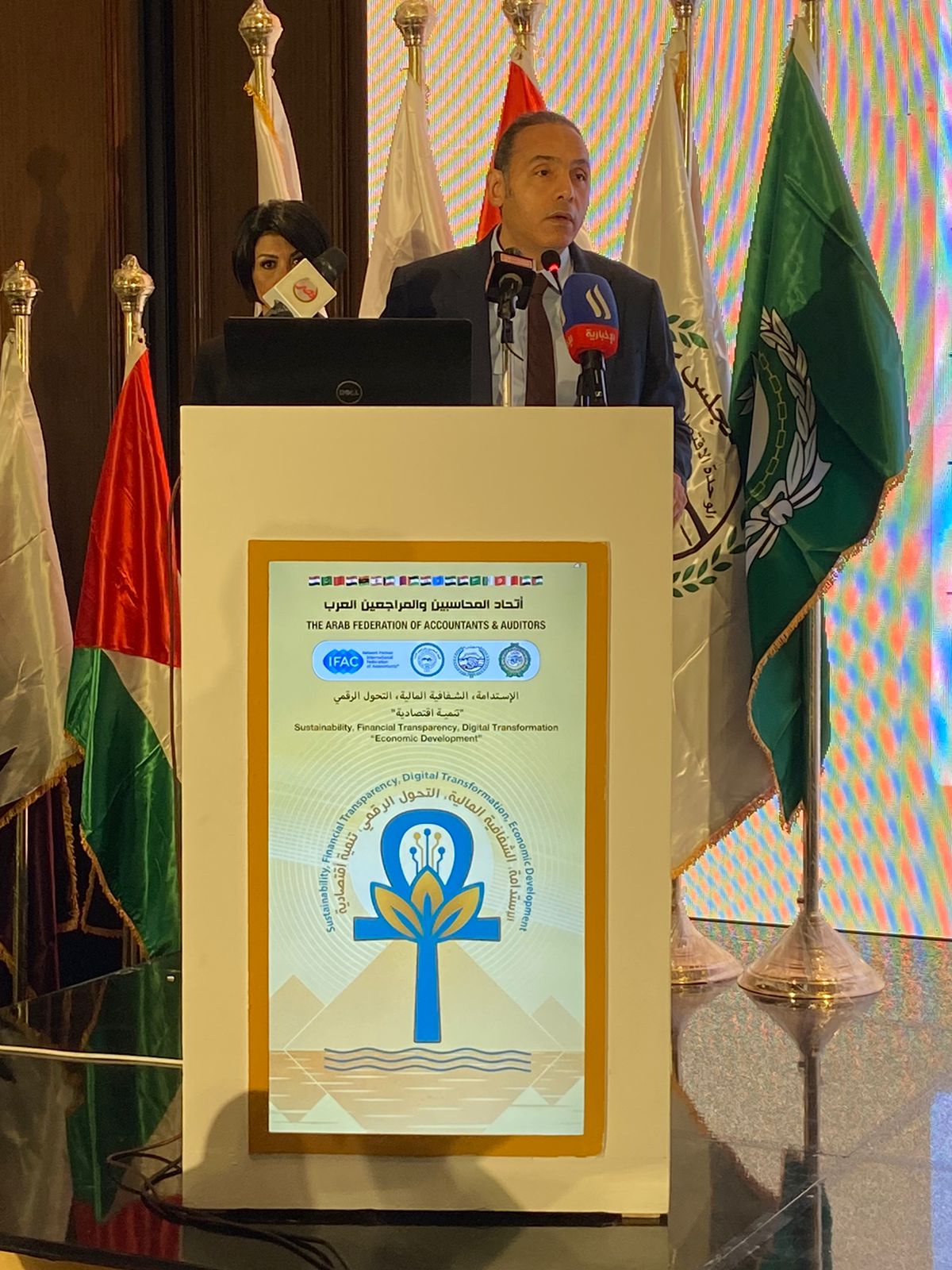 رئيس البورصة يشارك بالمؤتمر المهني الـ12 لاتحاد المحاسبين والمراجعين العرب