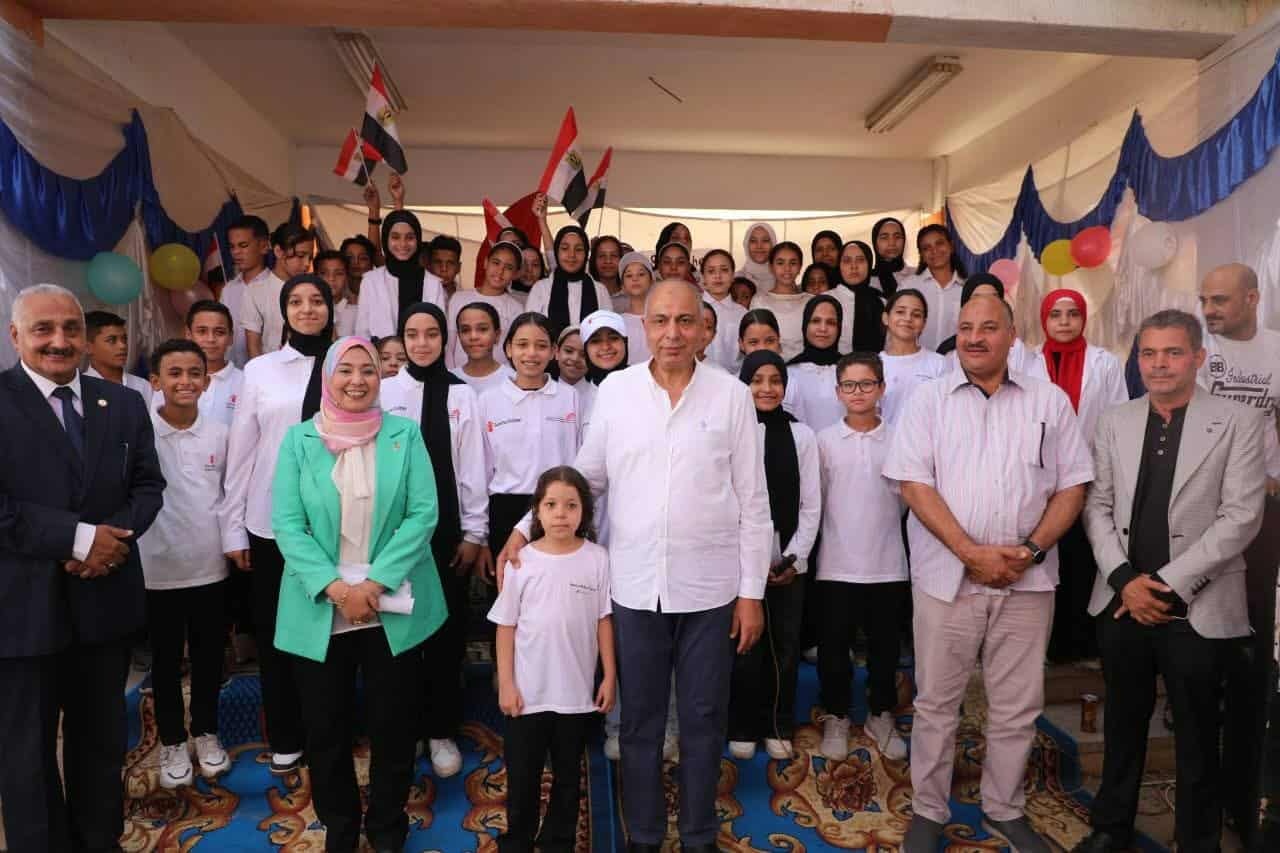محافظ المنيا يشهد حفل ختام برنامج تحسين مهارات القراءة والكتابة بمدرسة قلندول للتعليم الأساسي بملوي