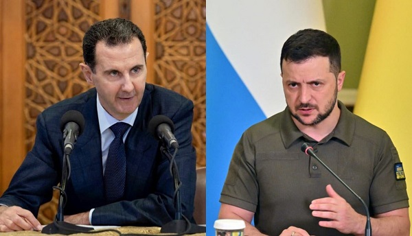 رحّب الرئيس الأوكراني "فولوديمير زيلينسكي"، اليوم السبت، بإصدار مذكرة توقيف غيابية بحق الرئيس السوري السابق "بشار الأسد"، معتبراً أن هذه الخطوة تمثل جهداً مهماً في مسار العدالة الدولية.