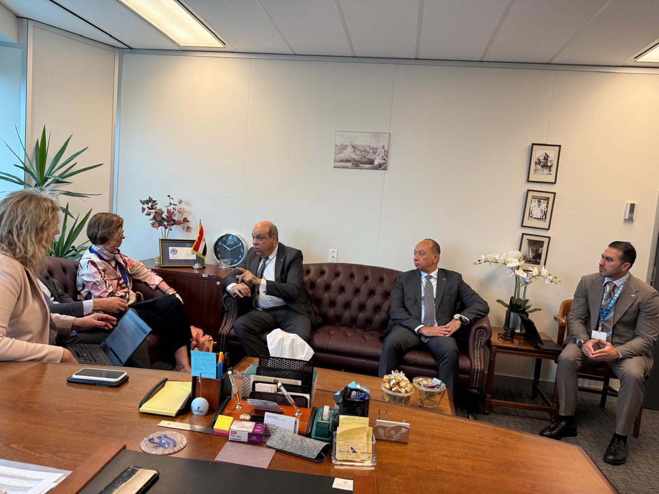 لقاءات ثنائية عقدها وزير الطيران المدني مع ممثلي ومسؤولي منظمات دولية وشركات عالمية بمدينة مونتريال لتعزيز  آفاق التعاون الدولي في مجال صناعة النقل الجوي.