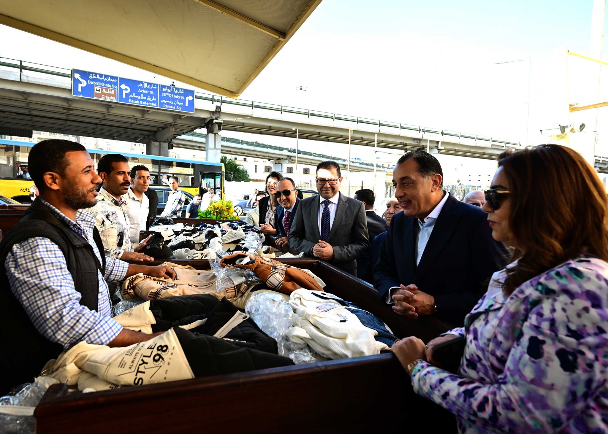 رئيس الوزراء يفتتح مشروع تطوير سوق العتبة بوسط القاهرة