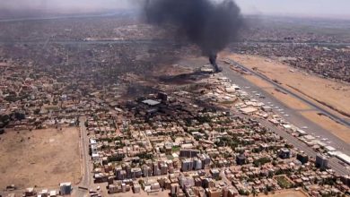 المضادات السودانية تتعامل مع مسيّرات الدعم السريع في محيط المطار