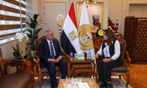 وزيرة التنمية تبحث مع رئيس الأكاديمية العربية للعلوم والتكنولوجيا ملفات التعاون