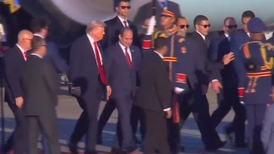 السيسي يستقبل ترامب في شرم الشيخ قبيل انطلاق قمة السلام