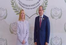 السيسي وميلوني يبحثان جهود وقف إطلاق النار في غزة