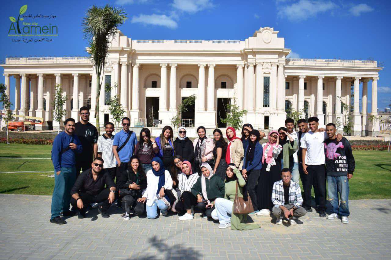 مدينة العلمين الجديدة تستقبل طلاب كلية الهندسة المعمارية بجامعة مايو لاكتساب الخبرات