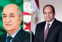السيسي يبحث مع الرئيس الجزائري الجهود المصرية لإنهاء حرب غزة