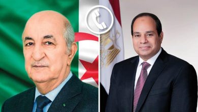السيسي يبحث مع الرئيس الجزائري الجهود المصرية لإنهاء حرب غزة
