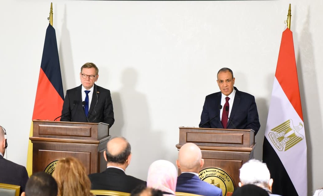 مشاورات مصرية ألمانية لبحث تطورات غزة والقضايا الإقليمية