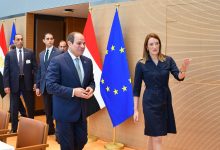 السيسي يلتقي رئيسة البرلمان الأوروبي في بروكسل