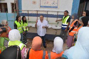 تدريب عملي لطالبات الثانوية الصناعية على أعمال السباكة الخفيفة بأسيوط