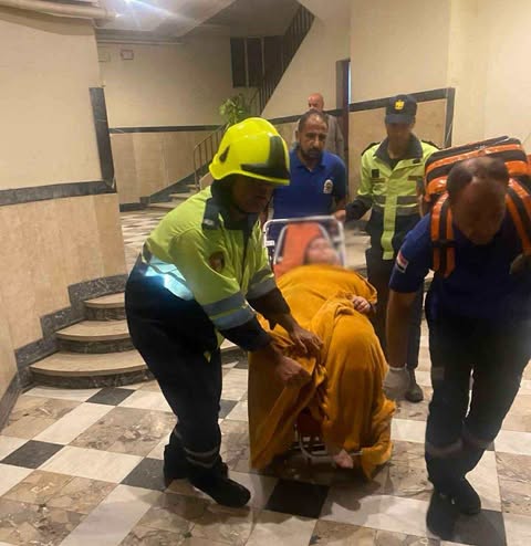 أمن القاهرة ينقذ سيدة