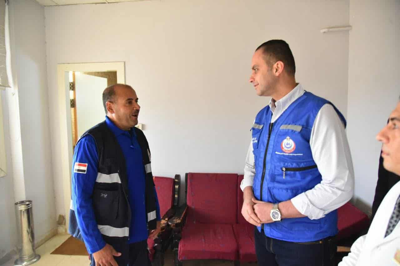 جولة تفقدية لنائب وزير الصحة بمستشفى ووحدة طب أسرة بئر العبد بشمال سيناء