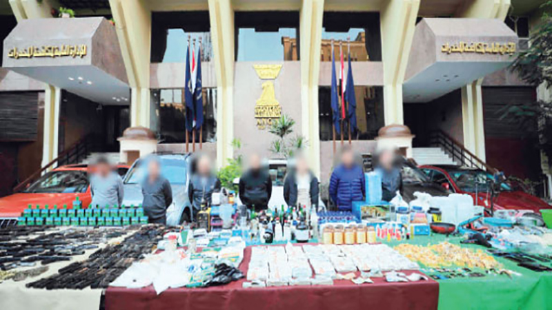 بينهم 7 أجانب.. سقوط أخطر تشكيل عصابي لجلب المخدرات بمضبوطات بلغت 127 مليون جنيه