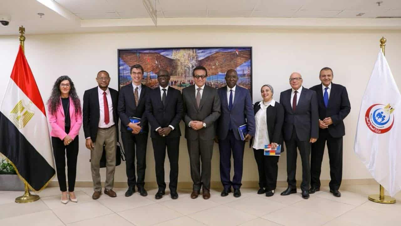 وزير الصحة يستقبل نائب رئيس البنك الدولي لمنطقة الشرق الأوسط وشمال إفريقيا