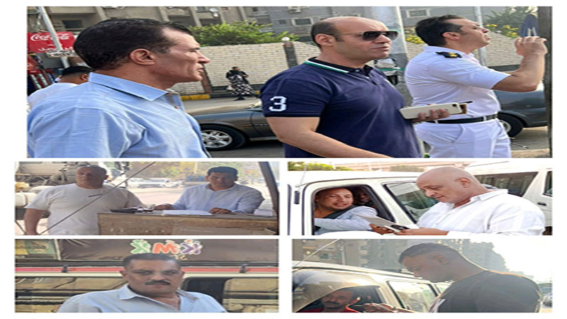 ضبط 40 مخالفة لسيارات سرفيس الجيزة