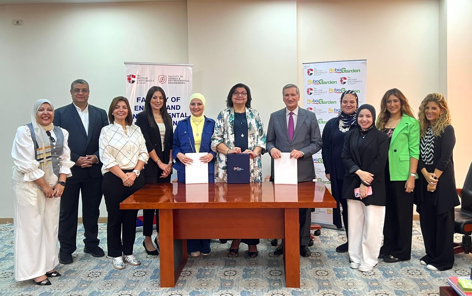 “روبوجاردن مصر”وكلية هندسة الطاقة بالجامعة البريطانية في مصر تطلقان شراكة استراتيجية لتأهيل جيل رقمي يقود مستقبل الصناعة