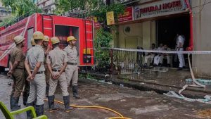 مصرع ٢٠ شحصا قي حريق حافلة بالهند