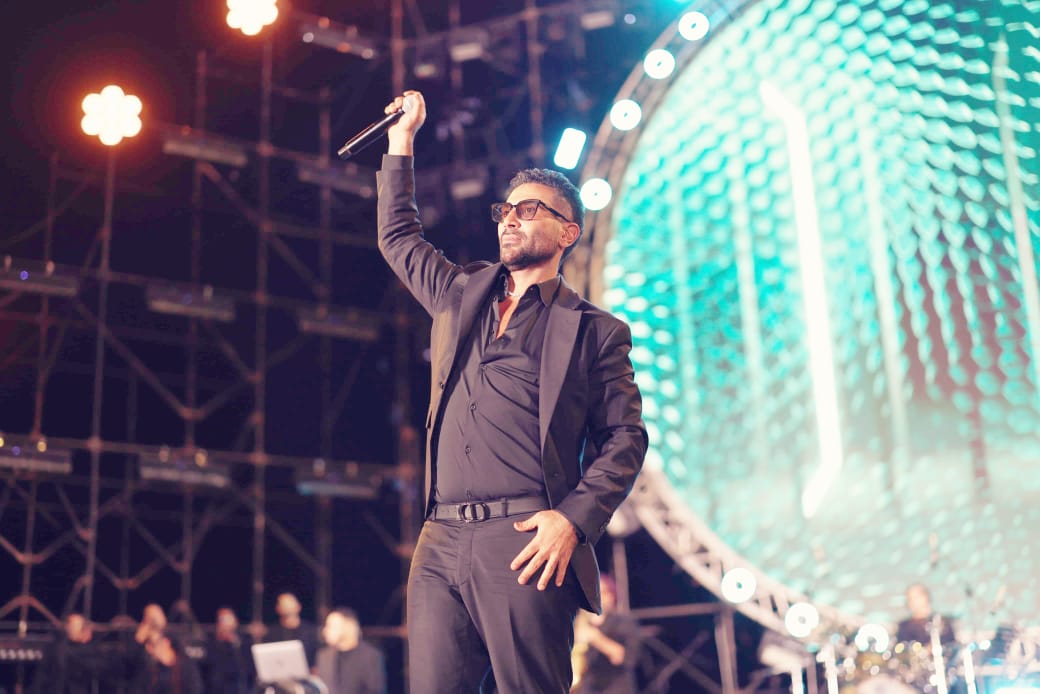 أحمد سعد يبهر الجمهور في حفل ضخم بمدينة 6 أكتوبر ..صور