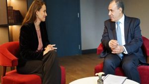 وزير الخارجية يلتقي نظيرته الرومانية على هامش قمة مصر والاتحاد الأوروبي ببروكسل