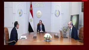 السيسى يبحث مع مدبولي ووزير الطيران الموقف التنفيذي لمبنى الركاب الجديد بمطار القاهرة الدولي