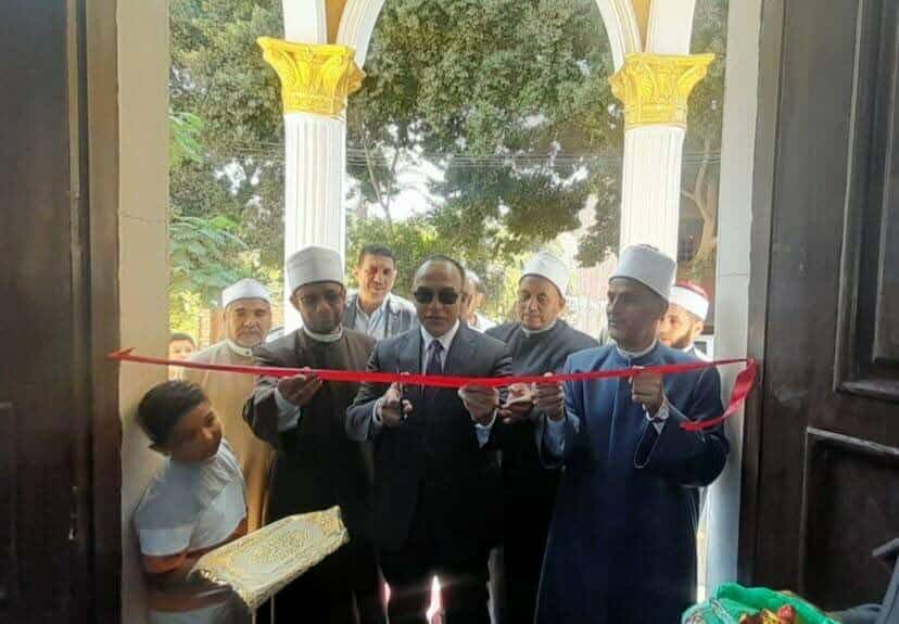 نيابة عن محافظ المنيا نائب المحافظ يفتتح المسجد الكبير بأبو فليو بعد رفع كفاءته