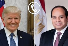 أعلن المتحدث الرسمي باسم رئاسة الجمهورية، السفير "محمد الشناوي"، أن الرئيس "عبد الفتاح السيسي" تلقى اليوم اتصالًا هاتفيًا من الرئيس الأمريكي "دونالد ترامب" أثناء تواجده في إسرائيل، بصحبة رئيس الوزراء الإسرائيلي "بنيامين نتنياهو"، حيث ناقشوا سويًا التحضيرات لـ قمة السلام  التي ستعقد اليوم الإثنين بمدينة شرم الشيخ، بمشاركة الرئيس الفلسطيني محمود عباس.