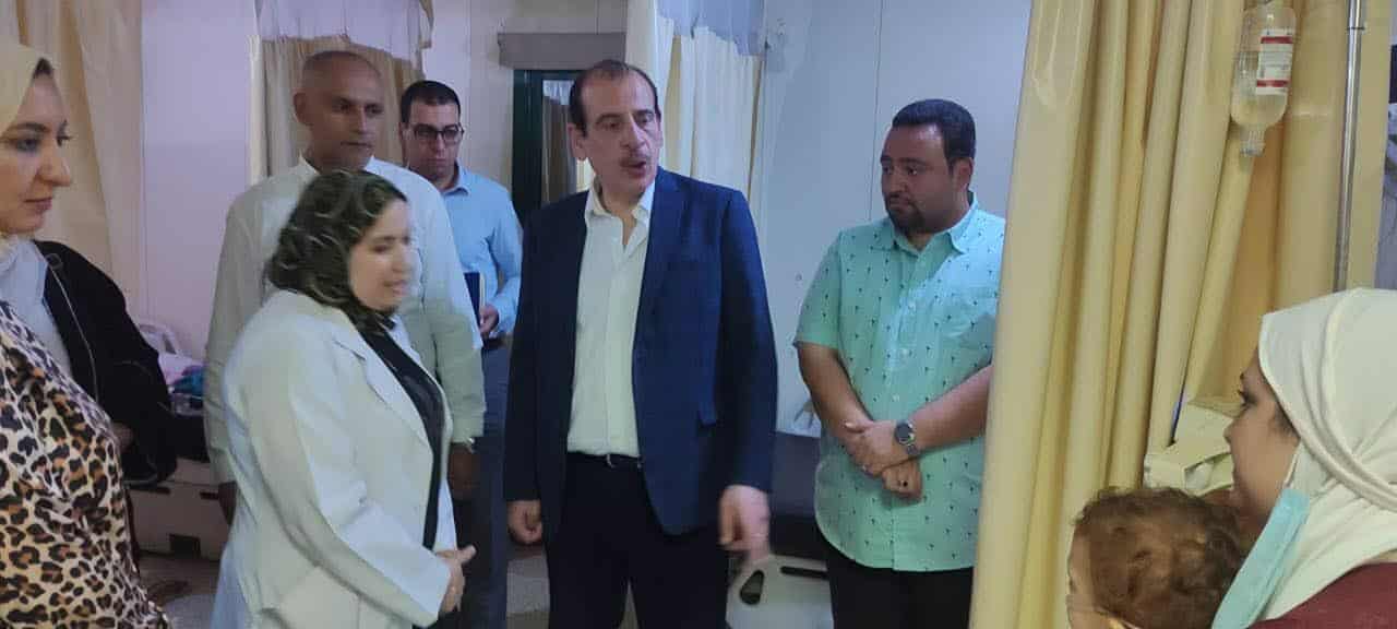 جواة تفقدية لـ”نائب وزير الصحة” بمستشفى كفر الزيات في الغربية