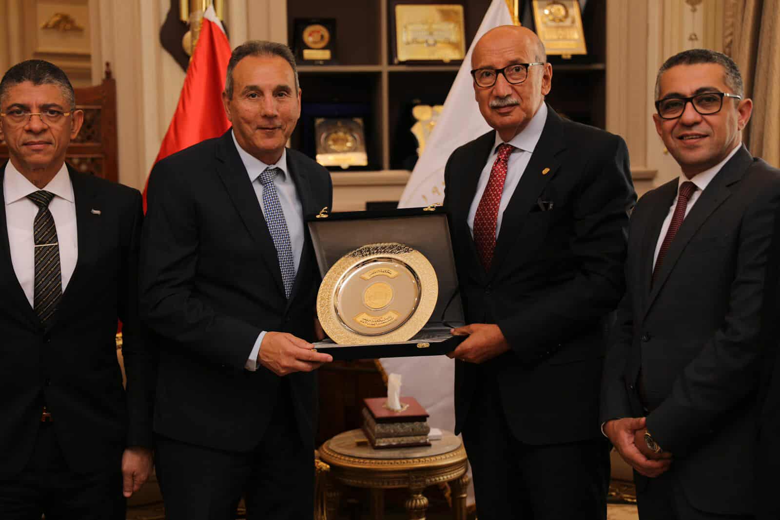 رئيس محكمة النقض يستقبل رئيس مجلس إدارة اتحاد بنوك مصر