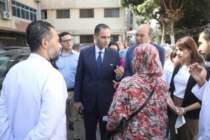 جولة تفقدية لنائب وزير الصحة داخل المعامل المركزية ومستشفى المنيرة العام