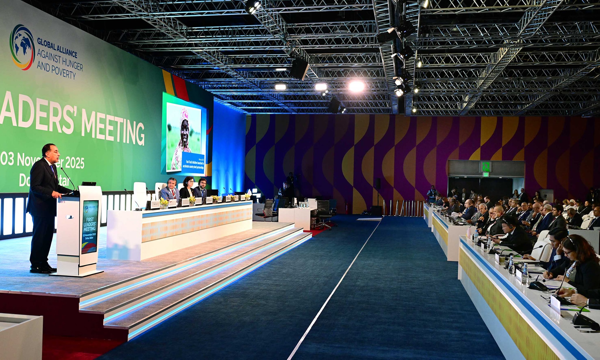 مدبولي يشارك في قمة التحالف العالمي لمكافحة الجوع