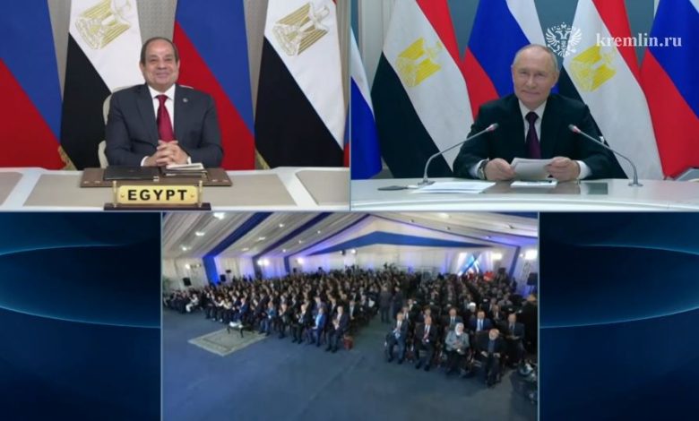 بوتين: السيسي صاحب مبادرة إطلاق مشروع الضبعة النووي