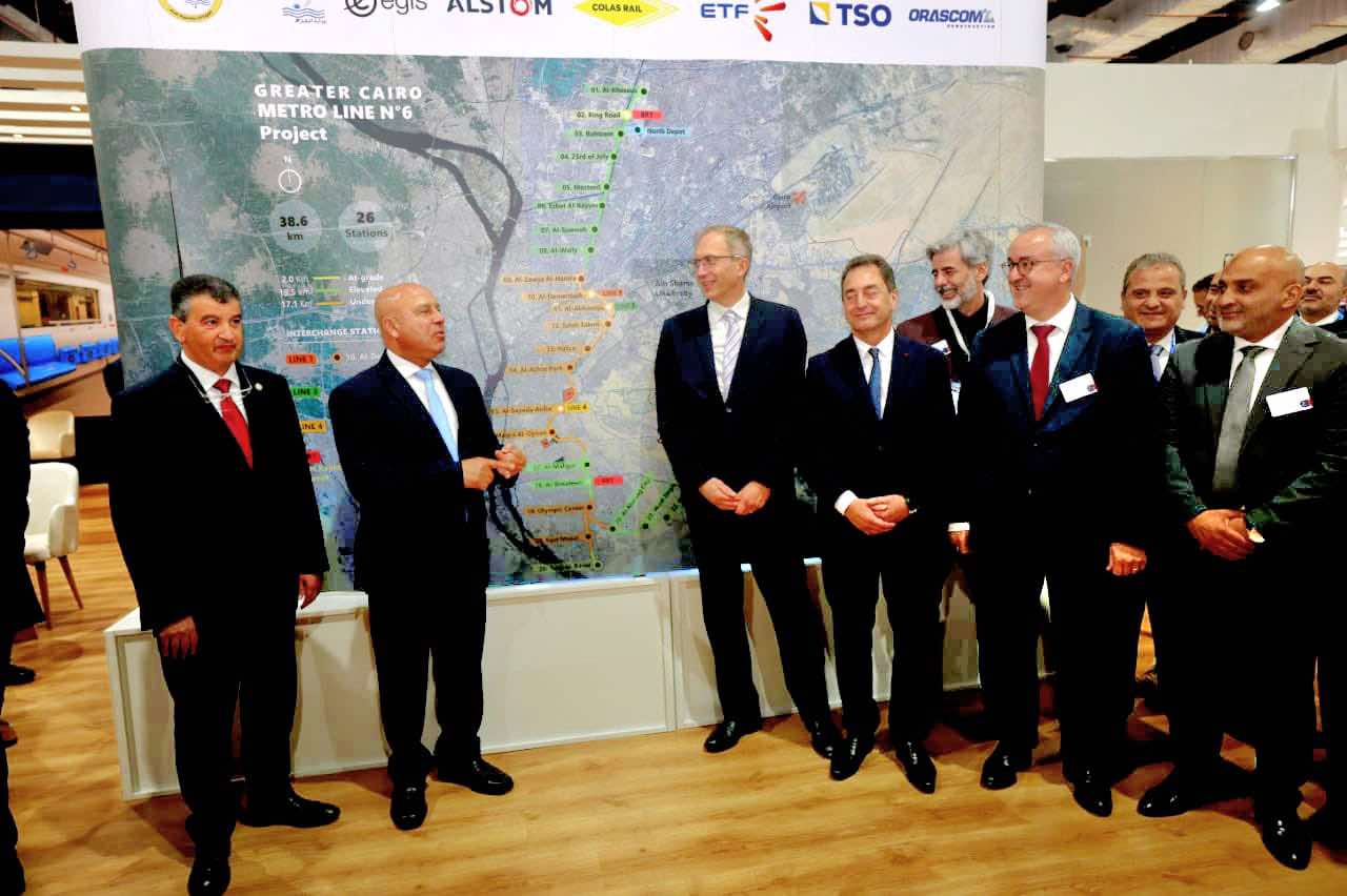 تسليم مسار الخط السادس لمترو أنفاق القاهرة الكبرى خلال فعاليات معرض النقل الذكي TransMEA 2025