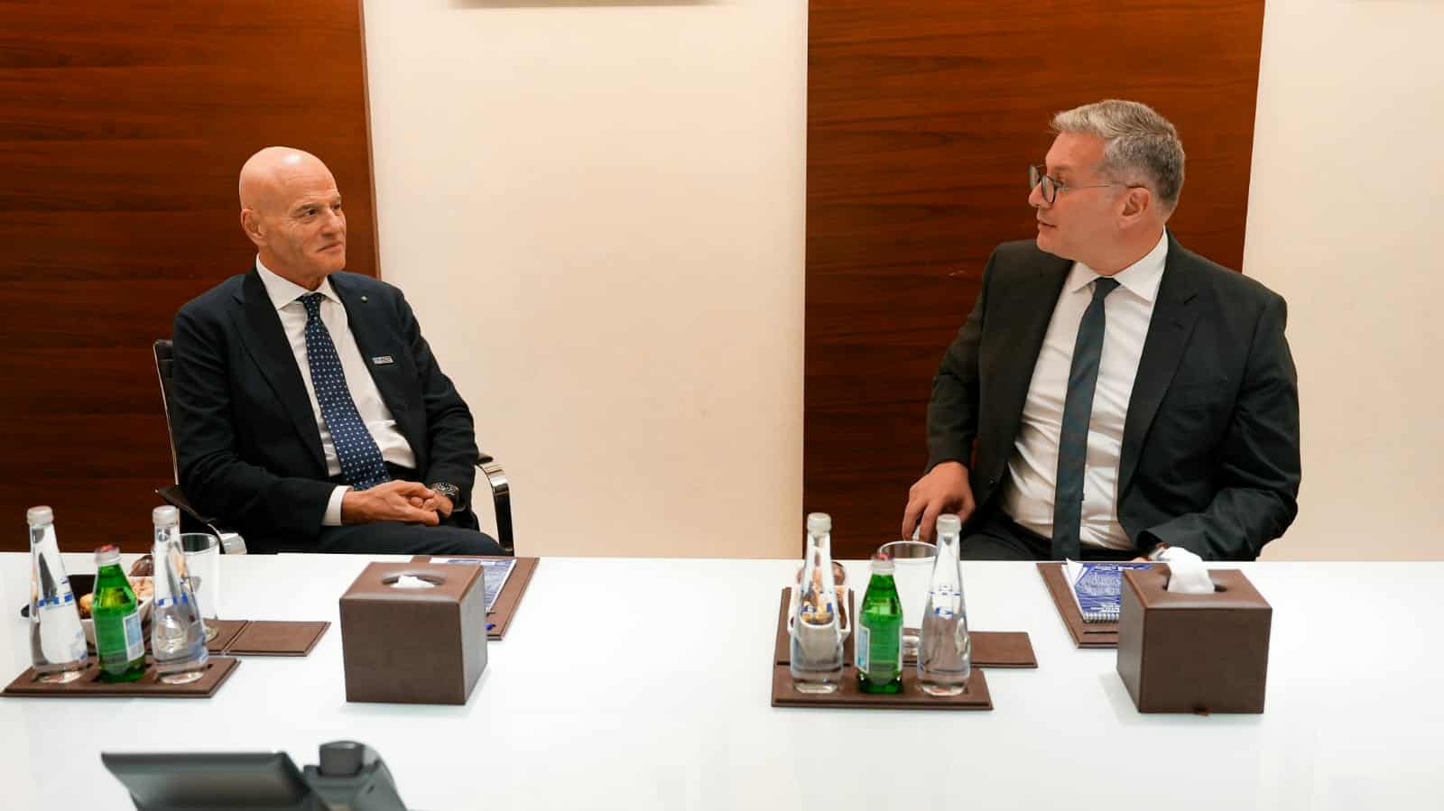 وزير البترول يبحث مع رئيس إيني الإيطالية تسريع برامج الاستكشاف والإنتاج ونقل الغاز القبرصي لمصر