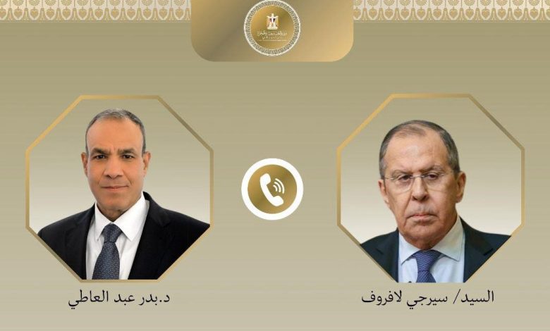 مصر وروسيا يبحثان أزمات غزة والسودان