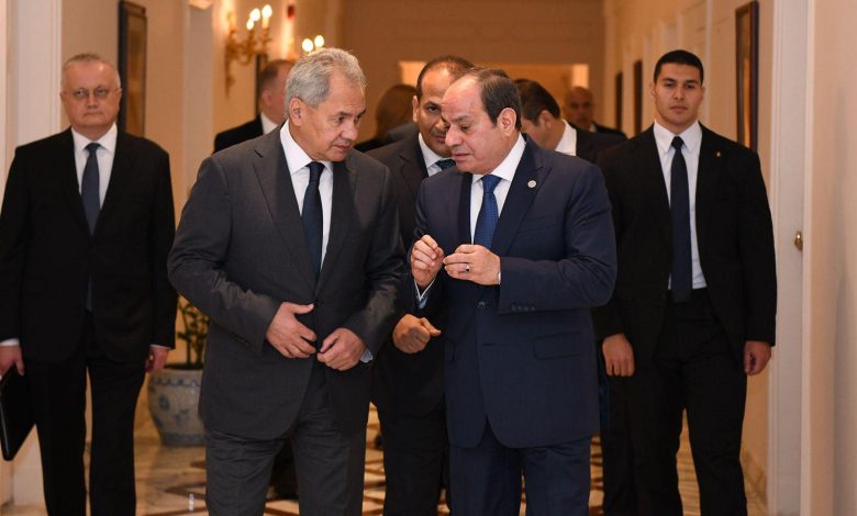 السيسي وأمين مجلس الأمن الروسي يبحثان الاستقرار في الشرق الأوسط وغزة