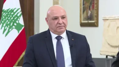 الرئيس اللبناني: العدوان الإسرائيلي على الجنوب جريمة مكتملة الأركان