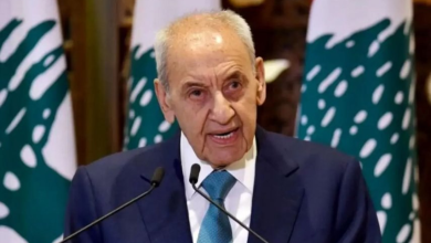 رئيس البرلمان اللبناني يدين العدوان الإسرائيلي على بلدة الطيري ويطالب بتحرك مجلس الأمن