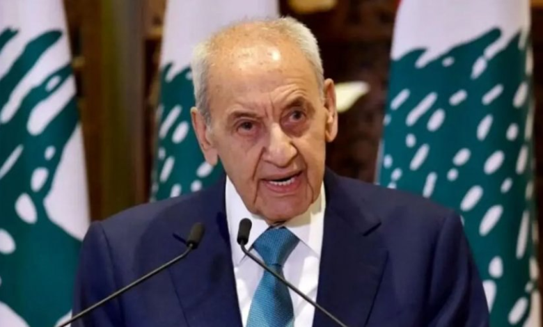 رئيس البرلمان اللبناني يدين العدوان الإسرائيلي على بلدة الطيري ويطالب بتحرك مجلس الأمن