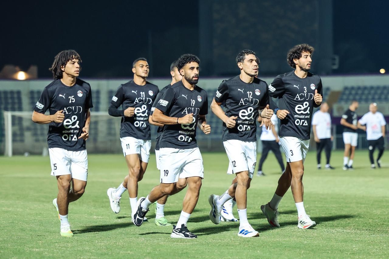 منتخب مصر يواصل تدريباته استعدادا لودية كاب فيردي  