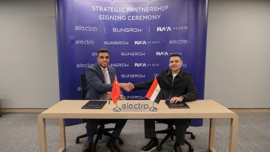 راية أوتو تطلق Electra بالشراكة مع Sungrow لتعزيز بنية شحن السيارات الكهربائية في مصر