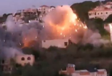 غارة إسرائيلية تستهدف منزلاً في عيناثا جنوب لبنان