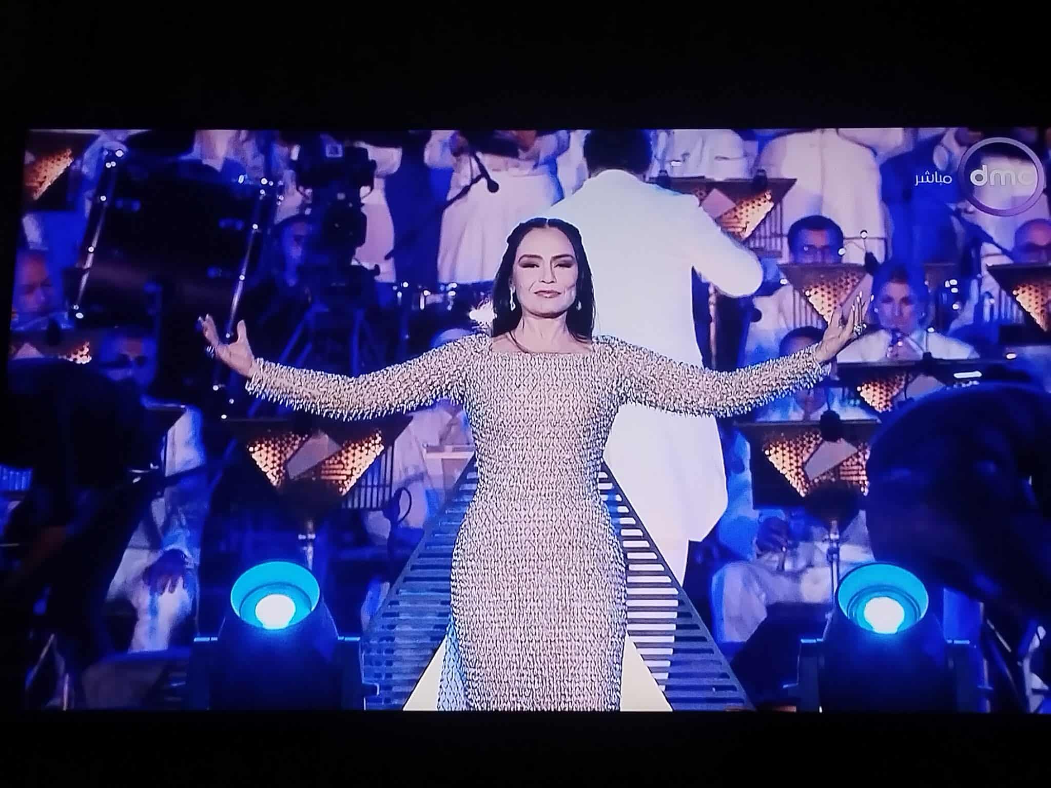 شريهان تتلألأ بعودتها في افتتاح المتحف المصري الكبير